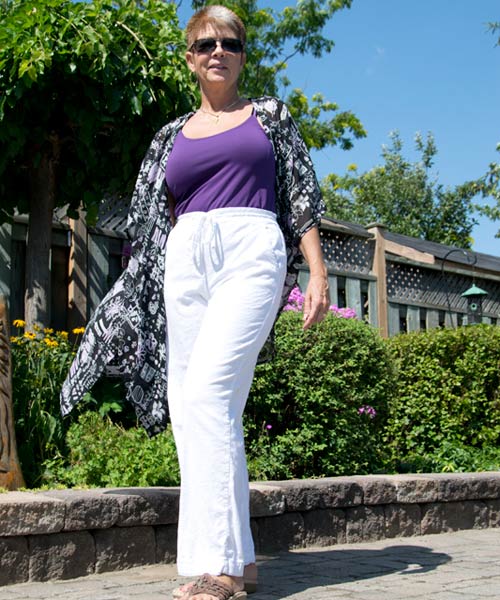 kaftan black white purple